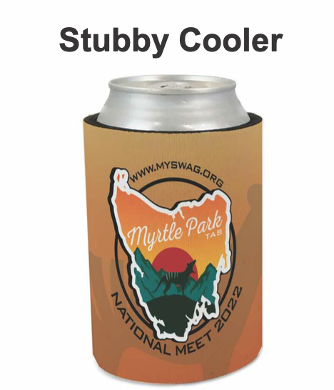 2022 Myswag.org National Meet Stubby Cooler